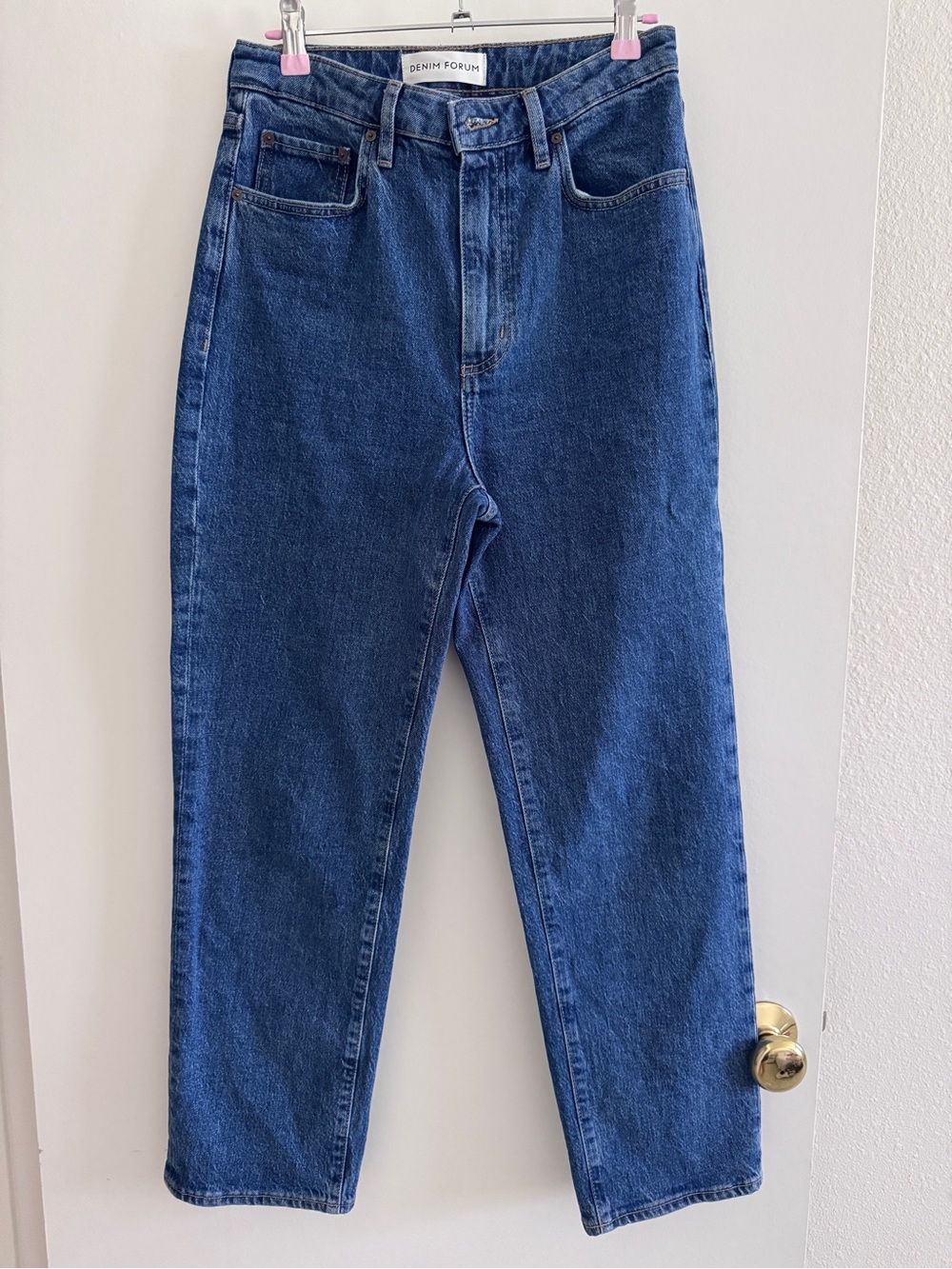 Aritzia Denim Forum Rowan Super Hi Curve-Fit Straight Ankle Jean 27 - Picture 2 of 5